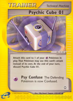 Pokémon-Karte Psychic Cube 01 132/147