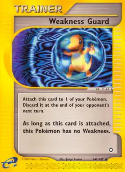Pokémon-Karte Weakness Guard 141/147