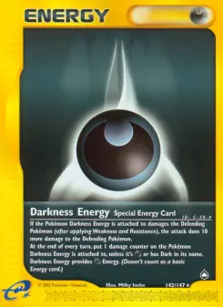 Pokémon-Karte Darkness Energy 142/147