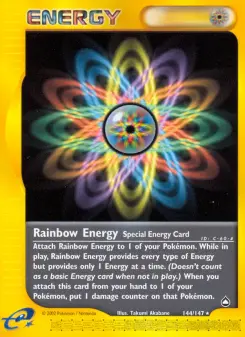 Pokémon-Karte Rainbow Energy 144/147