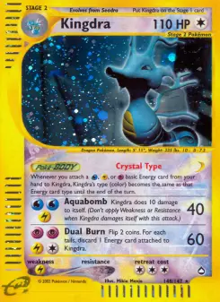 Pokémon-Karte Kingdra 148/147