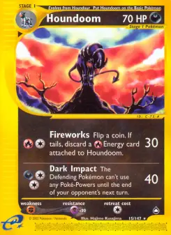 Pokémon-Karte Houndoom 015/147