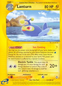 Pokémon-Karte Lanturn 021/147