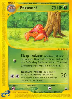 Pokémon-Karte Parasect 027/147