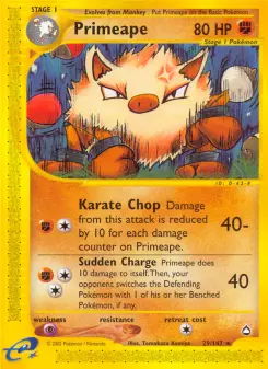 Pokémon-Karte Primeape 029/147