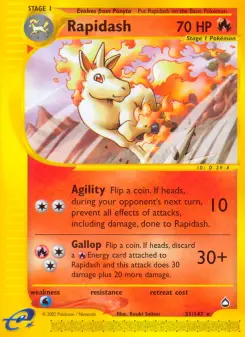 Pokémon-Karte Rapidash 031/147