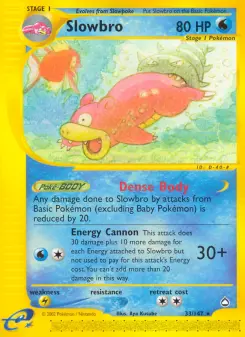 Pokémon-Karte Slowbro 033/147