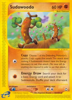 Pokémon-Karte Sudowoodo 036/147