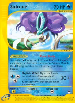 Pokémon-Karte Suicune 037/147
