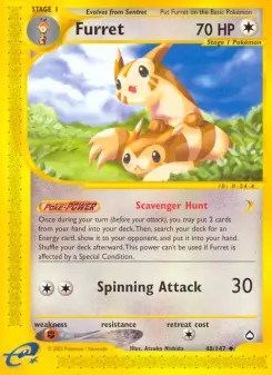 Pokémon-Karte Furret 048/147