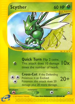 Pokémon-Karte Scyther 057/147