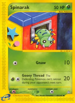 Pokémon-Karte Spinarak 062/147