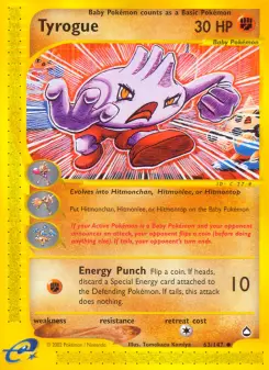 Pokémon-Karte Tyrogue 063/147