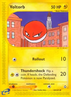 Pokémon-Karte Voltorb 064/147