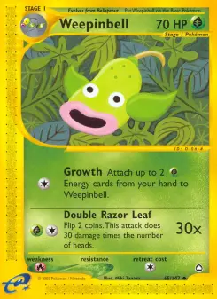 Pokémon-Karte Weepinbell 065/147