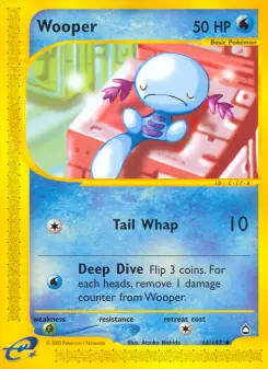Pokémon-Karte Wooper 066/147