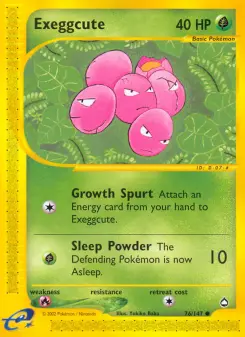 Pokémon-Karte Exeggcute 076/147