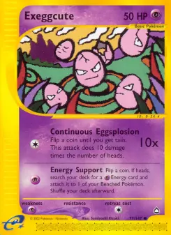Pokémon-Karte Exeggcute 077/147