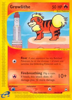 Pokémon-Karte Growlithe 080/147