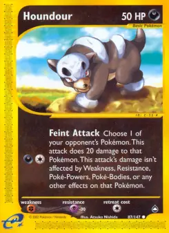 Pokémon-Karte Houndour 087/147