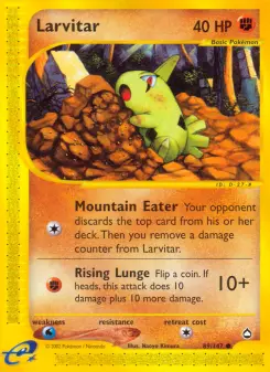 Pokémon-Karte Larvitar 089/147