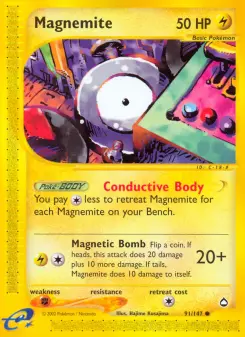 Pokémon-Karte Magnemite 091/147