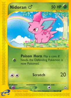 Pokémon-Karte Nidoran♂ 096/147