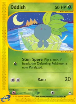 Pokémon-Karte Oddish 097/147