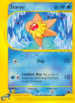 Pokémon-Karte Staryu 104/144