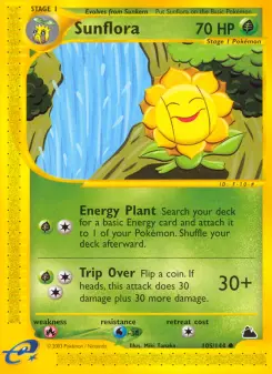 Pokémon-Karte Sunflora 105/144