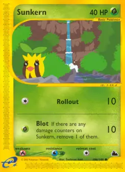 Pokémon-Karte Sunkern 106/144
