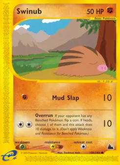 Pokémon-Karte Swinub 108/144