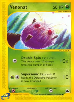 Pokémon-Karte Venonat 112/144