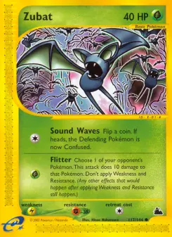 Pokémon-Karte Zubat 117/144