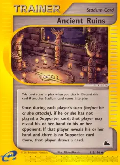 Pokémon-Karte Ancient Ruins 119/144