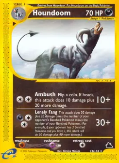 Pokémon-Karte Houndoom 012/144