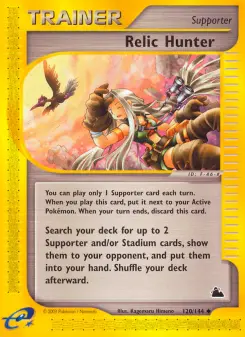 Pokémon-Karte Relic Hunter 120/144