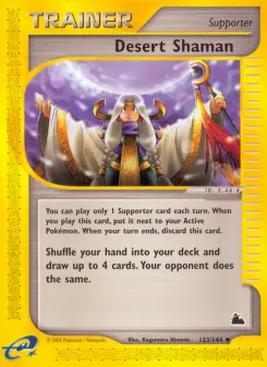 Pokémon-Karte Desert Shaman 123/144