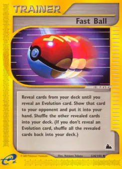 Pokémon-Karte Fast Ball 124/144