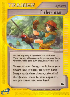 Pokémon-Karte Fisherman 125/144