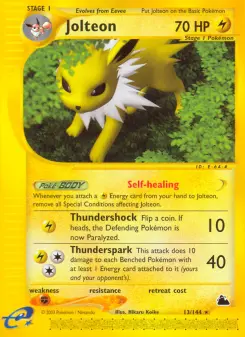 Pokémon-Karte Jolteon 013/144