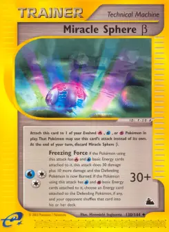 Pokémon-Karte Miracle Sphere Beta 130/144