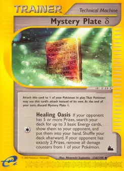Pokémon-Karte Mystery Plate Delta 136/144