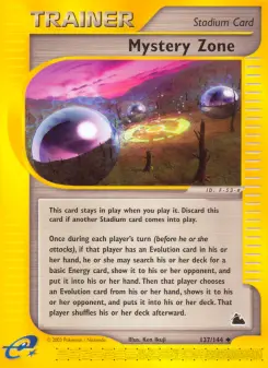 Pokémon-Karte Mystery Zone 137/144