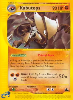 Pokémon-Karte Kabutops 014/144