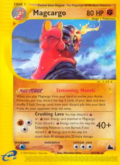 Pokémon-Karte Magcargo 018/144