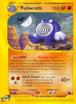 Pokémon-Karte Poliwrath 026/144