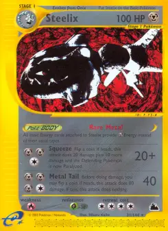Pokémon-Karte Steelix 031/144