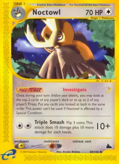 Pokémon-Karte Noctowl 040/144