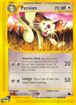 Pokémon-Karte Persian 042/144